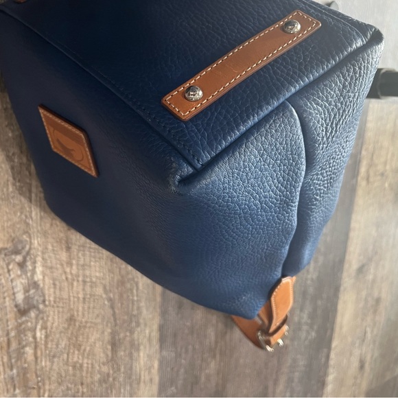 Color: French Blue. 11’’ wide. Pictures to show condition of bag. - Picture 8 of 9